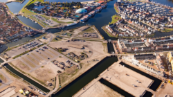 Luchtfoto wijk Waterfront Harderwijk