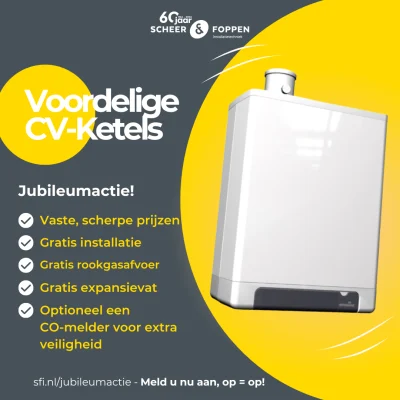 Jubileumactie CV-Ketels!