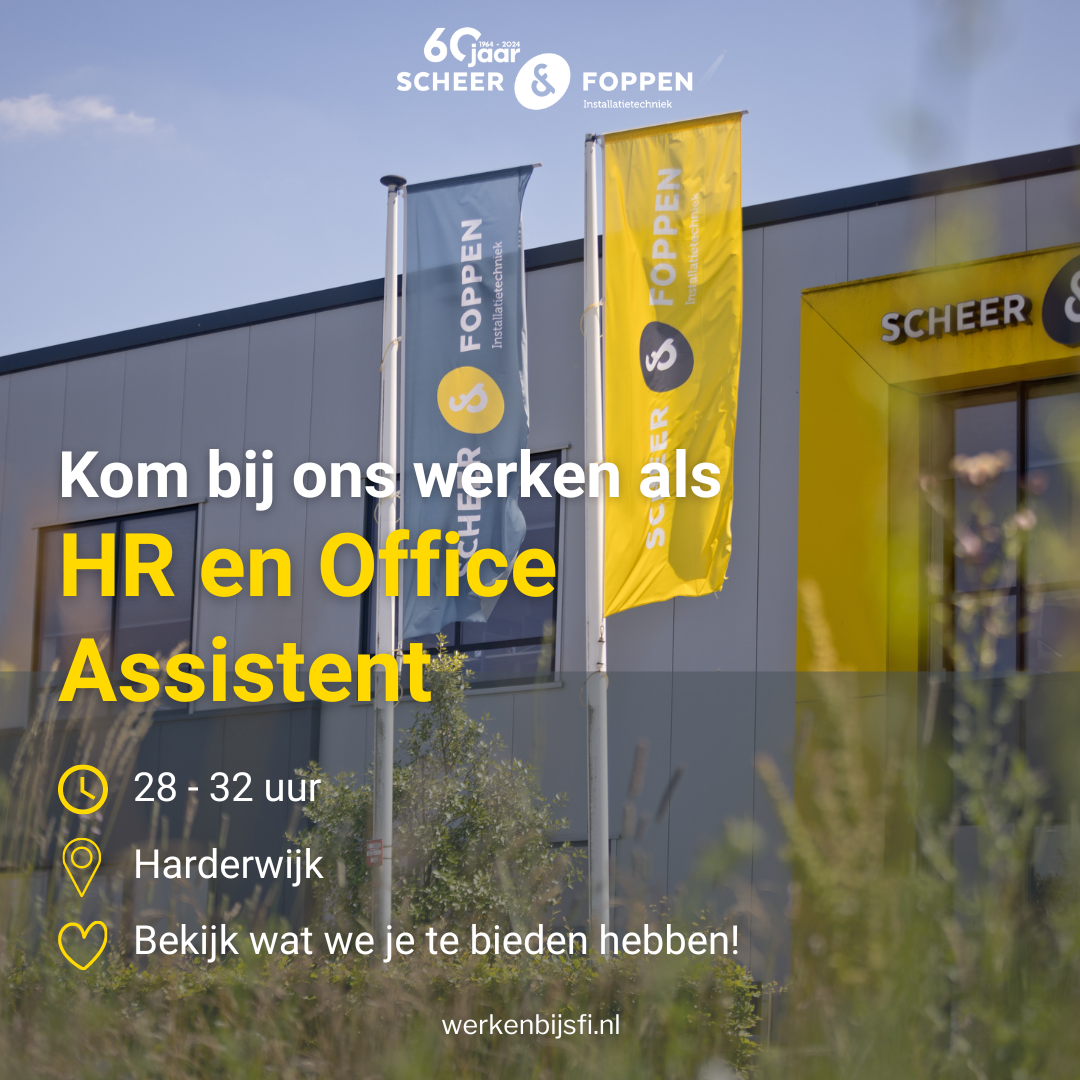 ASfbeelding vacature hr en office assistent scheer en foppen installatietechniek