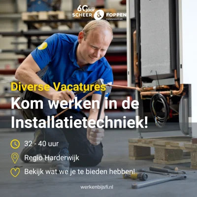 Kom werken in de Installatietechniek