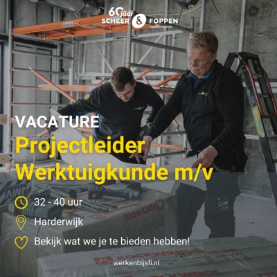 Vacature Projectleider Werktuigkunde